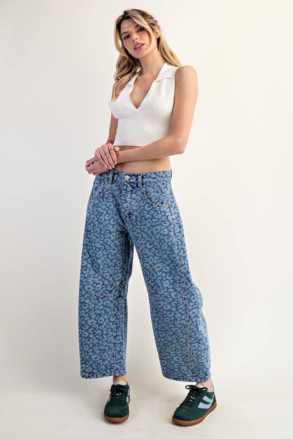 PH12971 - LEOPARD DENIM