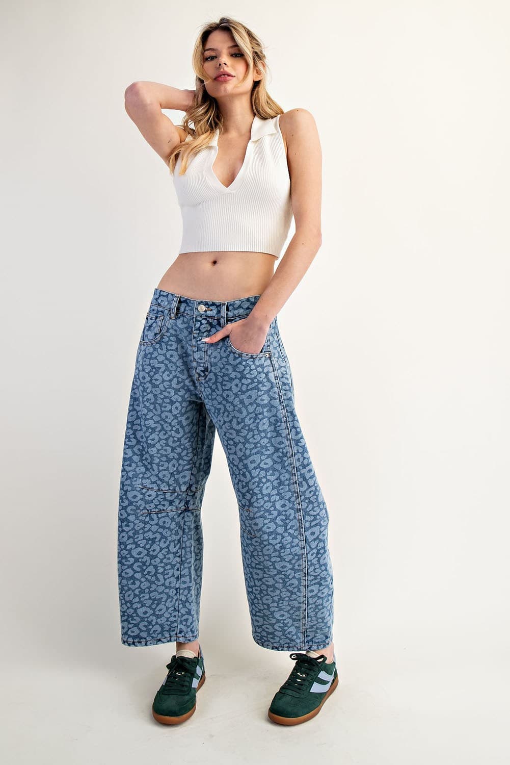PH12971 - LEOPARD DENIM