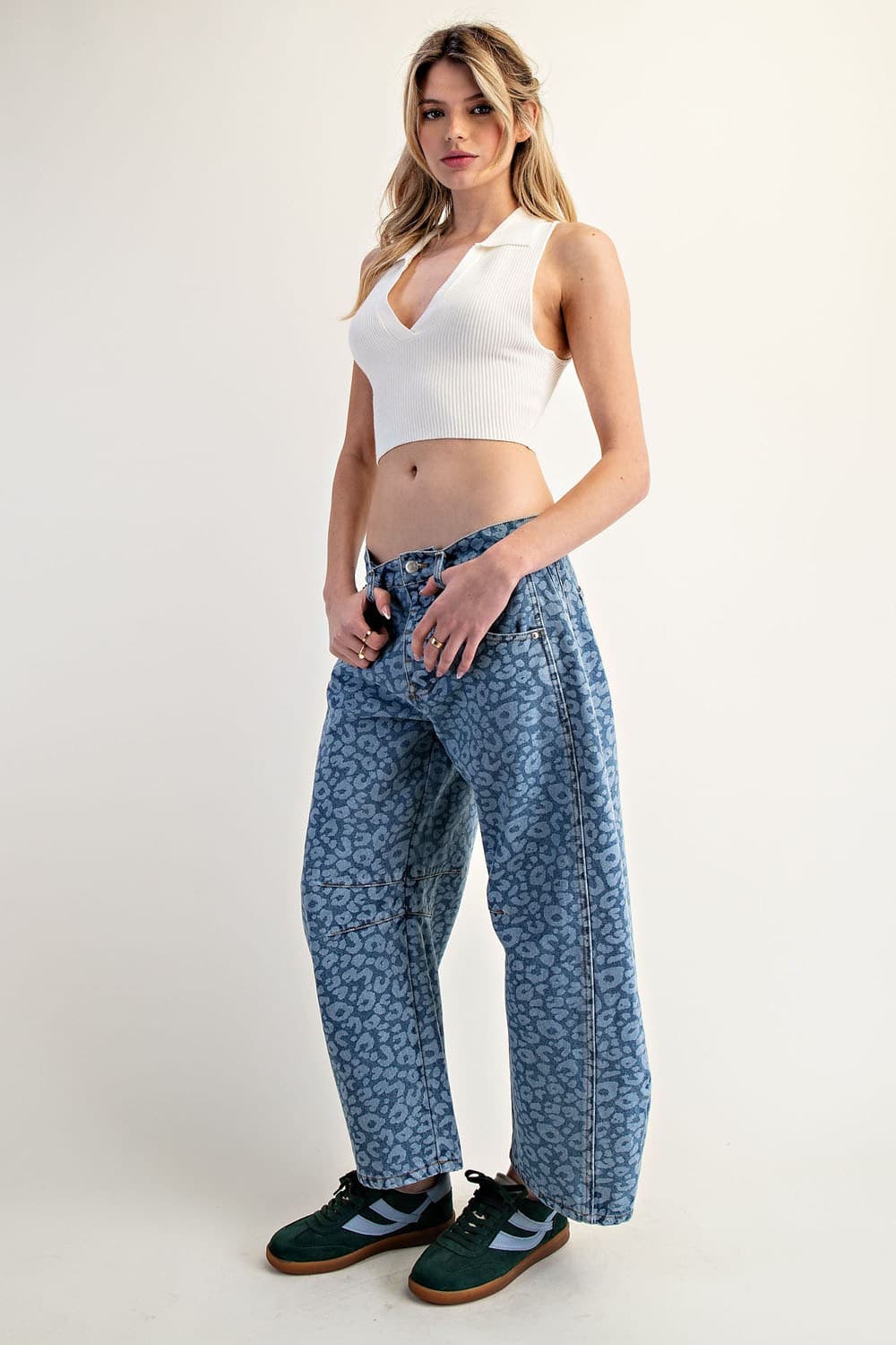 PH12971 - LEOPARD DENIM