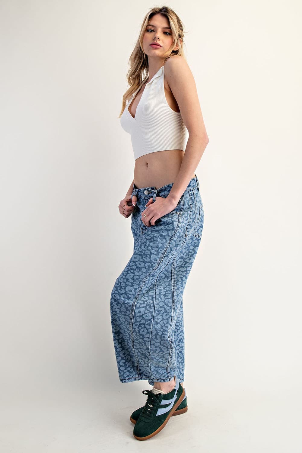 PH12971 - LEOPARD DENIM