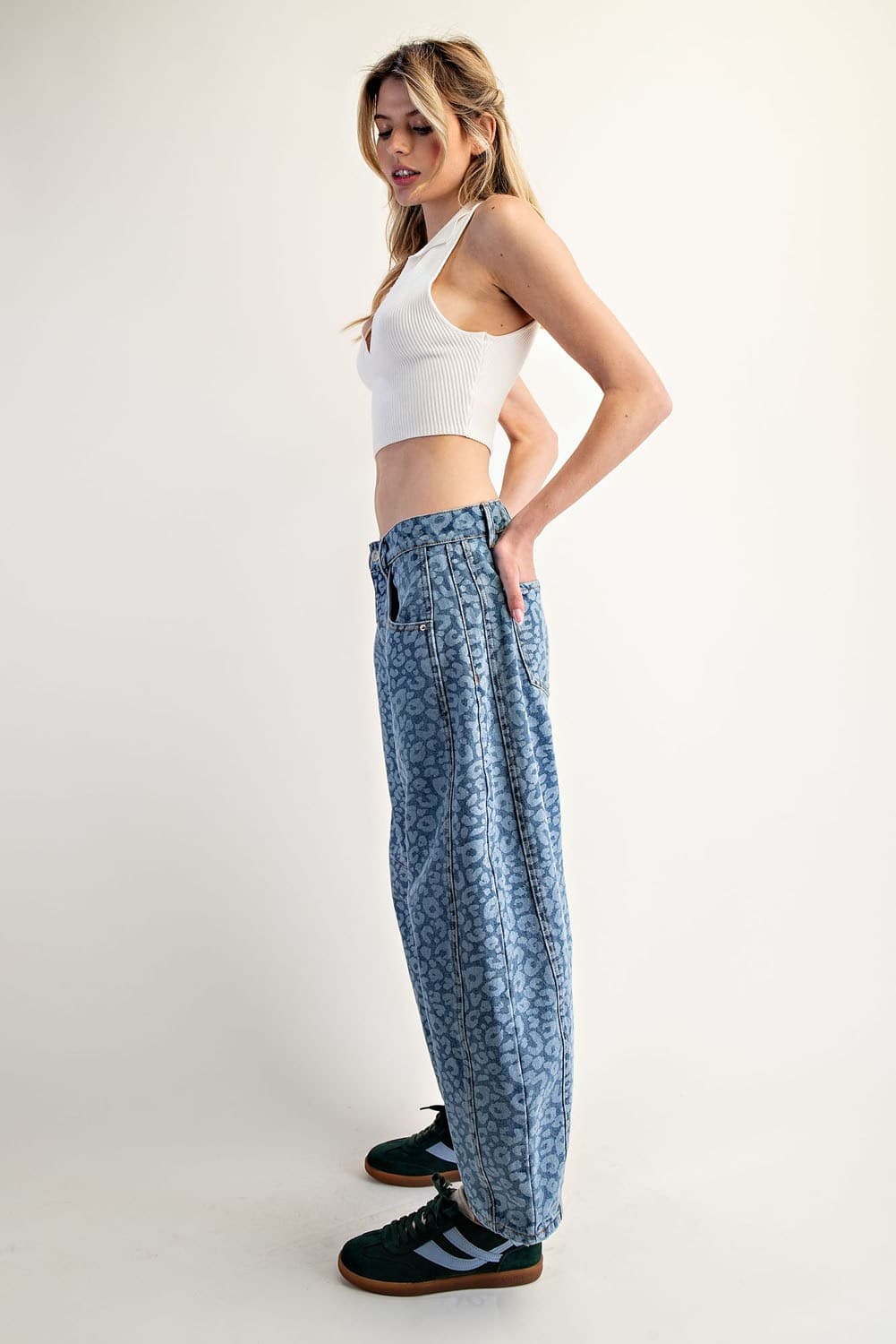 PH12971 - LEOPARD DENIM