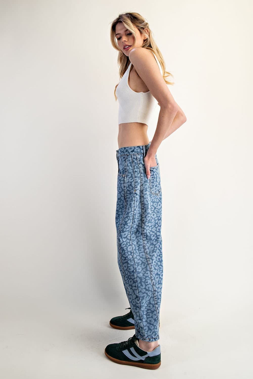 PH12971 - LEOPARD DENIM