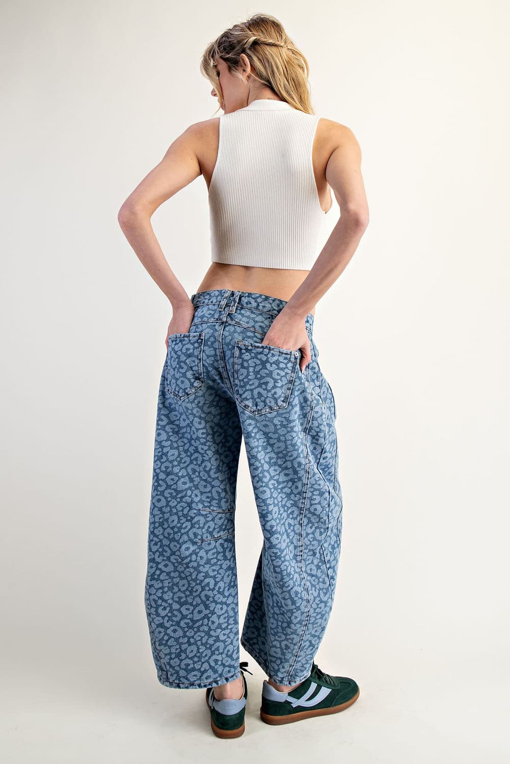 PH12971 - LEOPARD DENIM