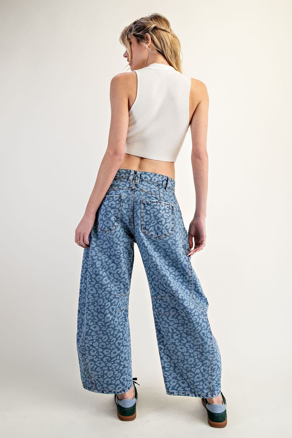 PH12971 - LEOPARD DENIM