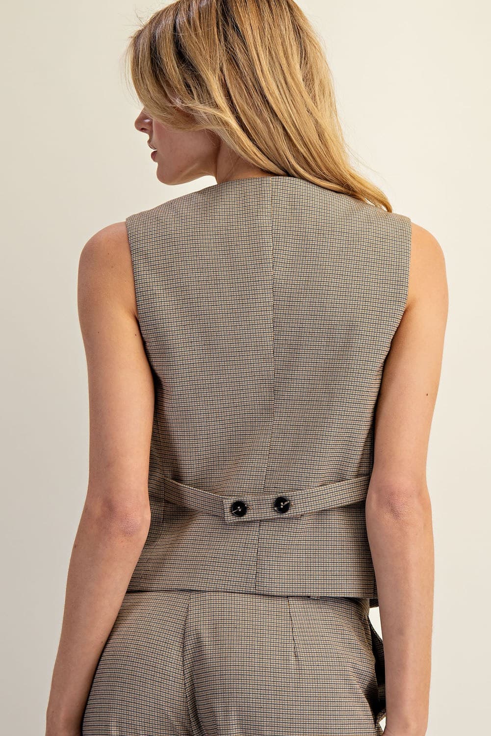 JK14150 - CAMEL BROWN CHECK