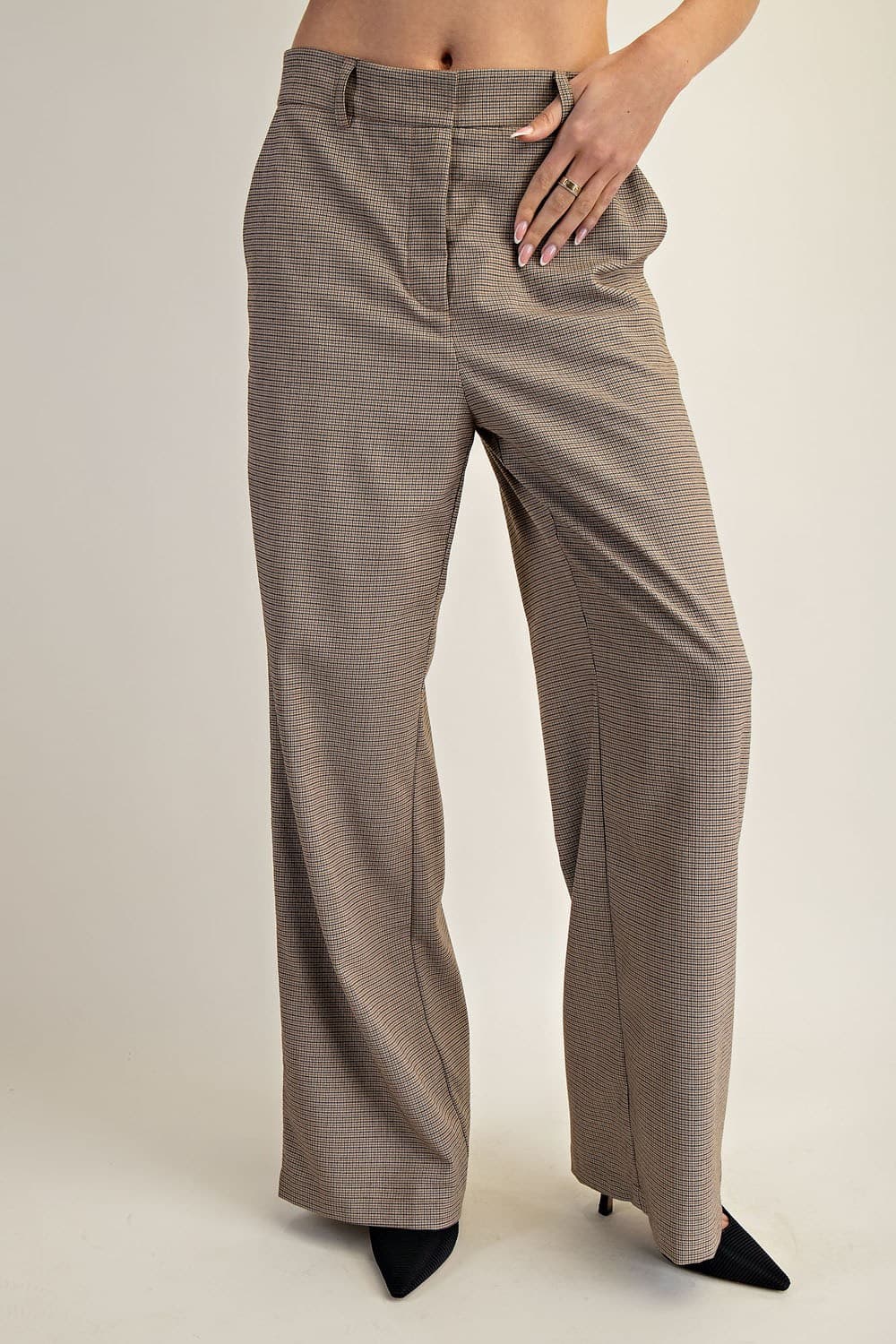 PK14421 - CAMEL BROWN CHECK