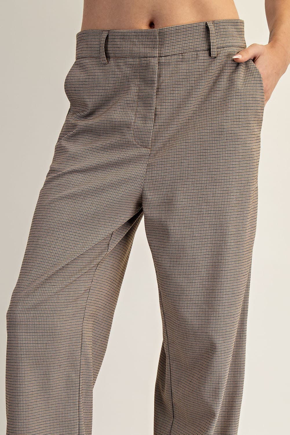 PK14421 - CAMEL BROWN CHECK